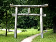 Arboretum japanisches Tor farbig