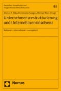 Unternehmensrestrukturierung Und Unternehmensinsolvenz
