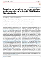 Weller Hoessl Seemann Greening Corporations Via Corporate Law Npj Climate Action