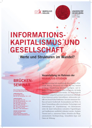 Mk Studien Einzelplakate Ws1819 Einzeln Informationskapitalismus